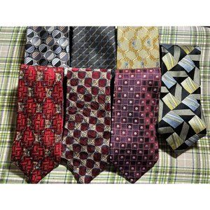 Y2K Nordstrom Men’s Silk Tie Lot Of 7